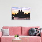 Zonnetijd op Notre Dame de Paris Canvas Afdruk (Insitu (Woonkamer))