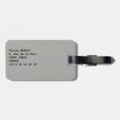 Zonnetijd op Russisch-orthodoxe kathedraal in Pari Bagagelabel (Achterkant horizontaal)