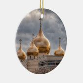 Zonnetijd op Russisch-orthodoxe kathedraal in Pari Keramisch Ornament (Rechts)