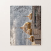 Zonnetijd op Russisch-orthodoxe kathedraal in Pari Legpuzzel (Verticaal)