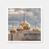 Zonnetijd op Russisch-orthodoxe kathedraal in Pari Servet (Voorkant)