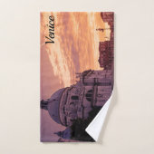 Zonnetijd over de Basilica in Venetië Handdoek (Handdoek)