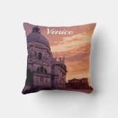 Zonnetijd over de Basilica in Venetië Kussen (Achterkant)