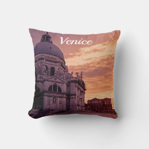 Zonnetijd over de Basilica in Venetië Kussen