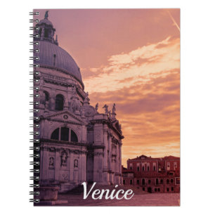 Zonnetijd over de Basilica in Venetië Notitieboek