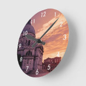 Zonnetijd over de Basilica in Venetië Ronde Klok (Hoek)