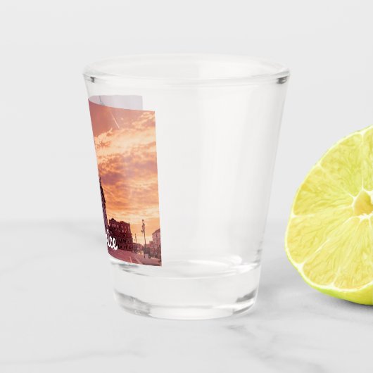 Zonnetijd over de Basilica in Venetië Shot Glas (Rechts)