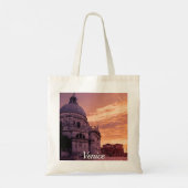 Zonnetijd over de Basilica in Venetië Tote Bag (Achterkant)