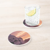 Zonnetijd over de Basilica in Venetië Zandsteen Onderzetter (Zijkant)