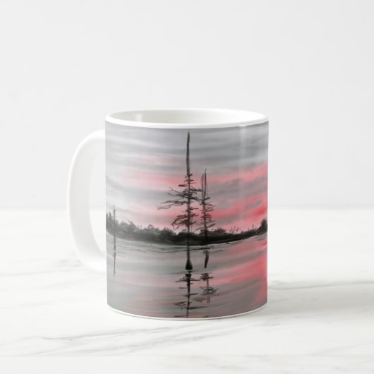 Zonnetijd over de Bayou Koffiemok (Voorkant links)