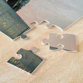 Zonnetijd over de Iwo Jima Memorial Jigzaag Puzzle Legpuzzel (Zijkant)