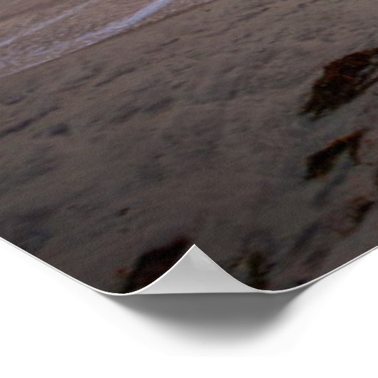 Zonnetijd over de Stille Oceaan Poster (Hoek)