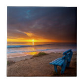 Zonnetijd over de Stille Oceaan Tegeltje (Voorkant)