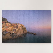 Zonnetijd over het dorp Manarola in Cinque Terre Legpuzzel (Horizontaal)