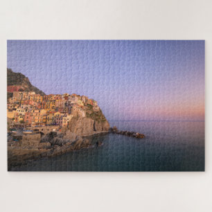 Zonnetijd over het dorp Manarola in Cinque Terre Legpuzzel