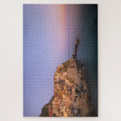 Zonnetijd over het dorp Manarola in Cinque Terre Legpuzzel (Verticaal)