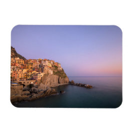 Zonnetijd over het dorp Manarola in Cinque Terre Magneet