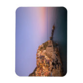 Zonnetijd over het dorp Manarola in Cinque Terre Magneet (Verticaal)