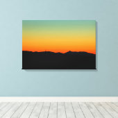 Zonnetijd over het eiland Arran Canvas Afdruk (Insitu (Houten vloer))