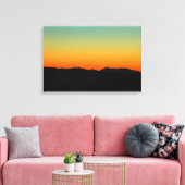 Zonnetijd over het eiland Arran Canvas Afdruk (Insitu (Woonkamer))