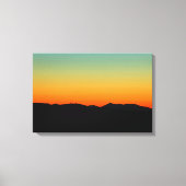 Zonnetijd over het eiland Arran Canvas Afdruk (Voorkant)