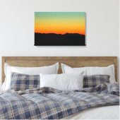 Zonnetijd over het eiland Arran Canvas Afdruk (Insitu (Slaapkamer))