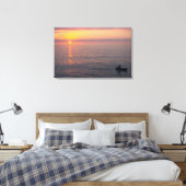 Zonnetijd over het middellandse-zeegebied. canvas afdruk (Insitu (Slaapkamer))