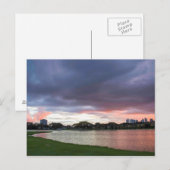 Zonnetijd over het park briefkaart (Voorkant / Achterkant)