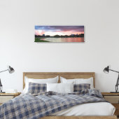 Zonnetijd over het park canvas afdruk (Insitu (Slaapkamer))