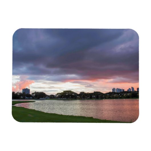 Zonnetijd over het park magneet (Horizontaal)