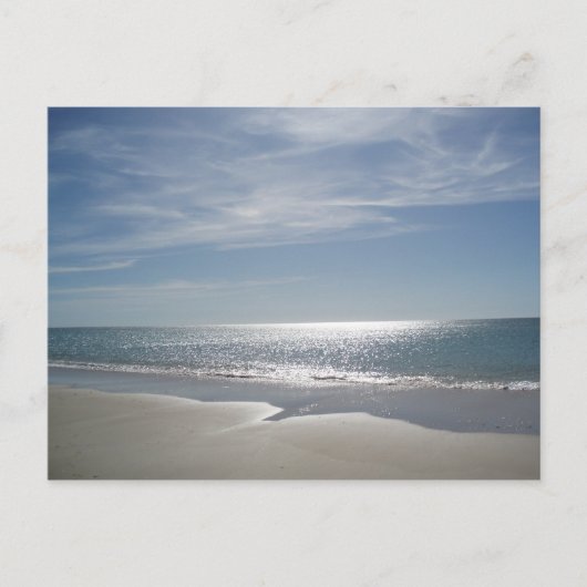 Zonnetijd over het Zee Briefkaart (Voorkant)