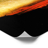 Zonnetijd over het zee in Aberystwyth Poster (Hoek)