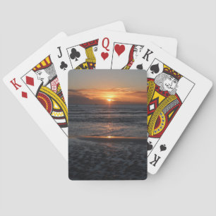 Zonnetijd over het Zee Pokerkaarten