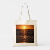 Zonnetijd over het Zee Tote Bag (Achterkant)