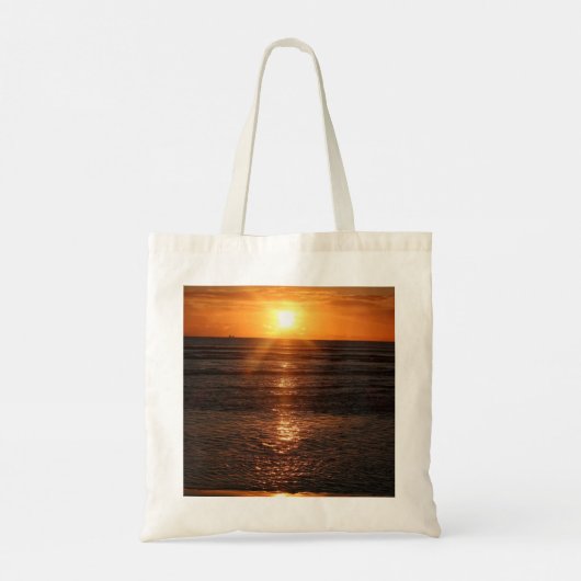 Zonnetijd over het Zee Tote Bag (Achterkant)