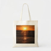 Zonnetijd over het Zee Tote Bag (Voorkant)
