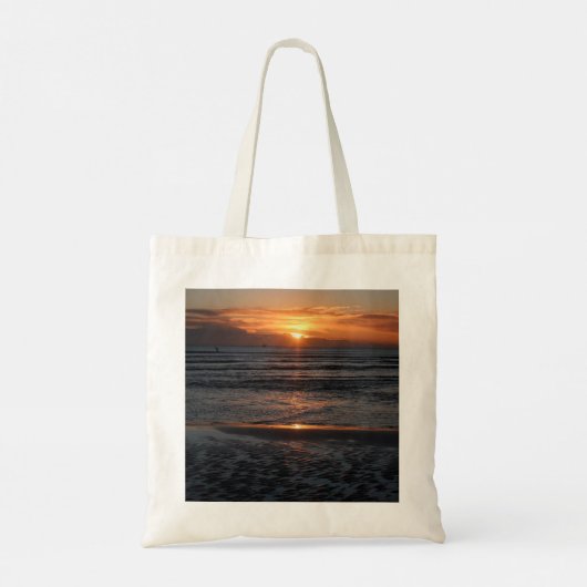 Zonnetijd over het Zee Tote Bag (Achterkant)