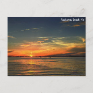 Zonnetijd over Jamaica Bay in Rockaway Briefkaart