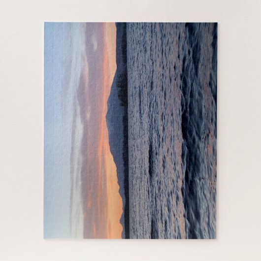 Zonnetijd over Katahdin, Maine Legpuzzel (Verticaal)