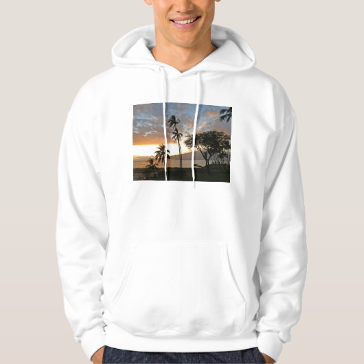 Zonnetijd over Maalaea Bay, Maui Hoodie (Voorkant)