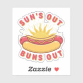 Zonnetijd uit Buns Summer BBQ Sticker (Vel)