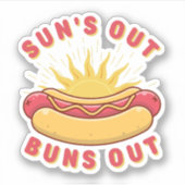 Zonnetijd uit Buns Summer BBQ Sticker (Voorkant)
