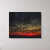 Zonnetijd voor het Storm Canvas Afdruk (Voorkant)