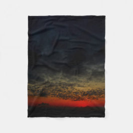 Zonnetijd voor het Storm Fleece Deken