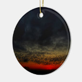 Zonnetijd voor het Storm Keramisch Ornament (Links)