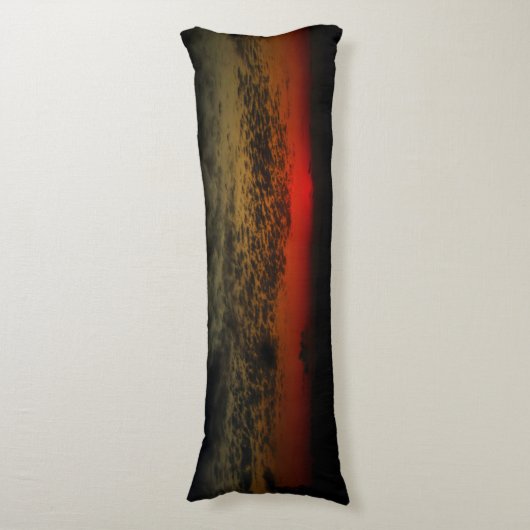 Zonnetijd voor het Storm Lichaamskussen (Voorkant Verticaal)