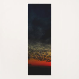 Zonnetijd voor het Storm Yogamat