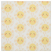 Zonnetjes, leuk en leuk, geel stof (Swatch)