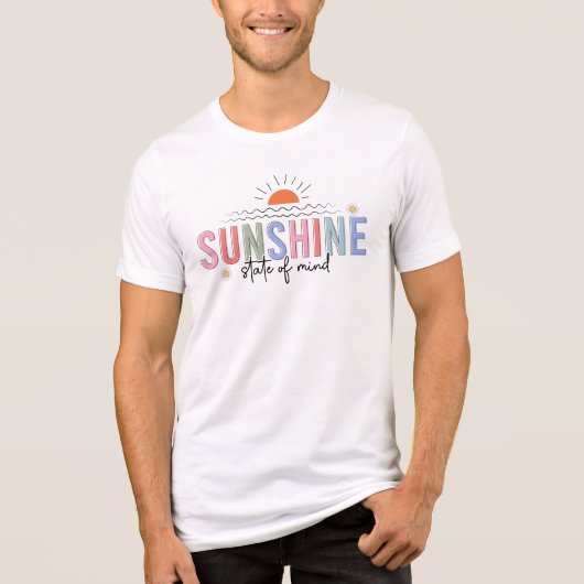 Zonnetoestand Tri-Blend Shirt (Voorkant)