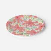 Zonnetropische Borden voor bloempapier Papieren Bordje (Gekanteld)